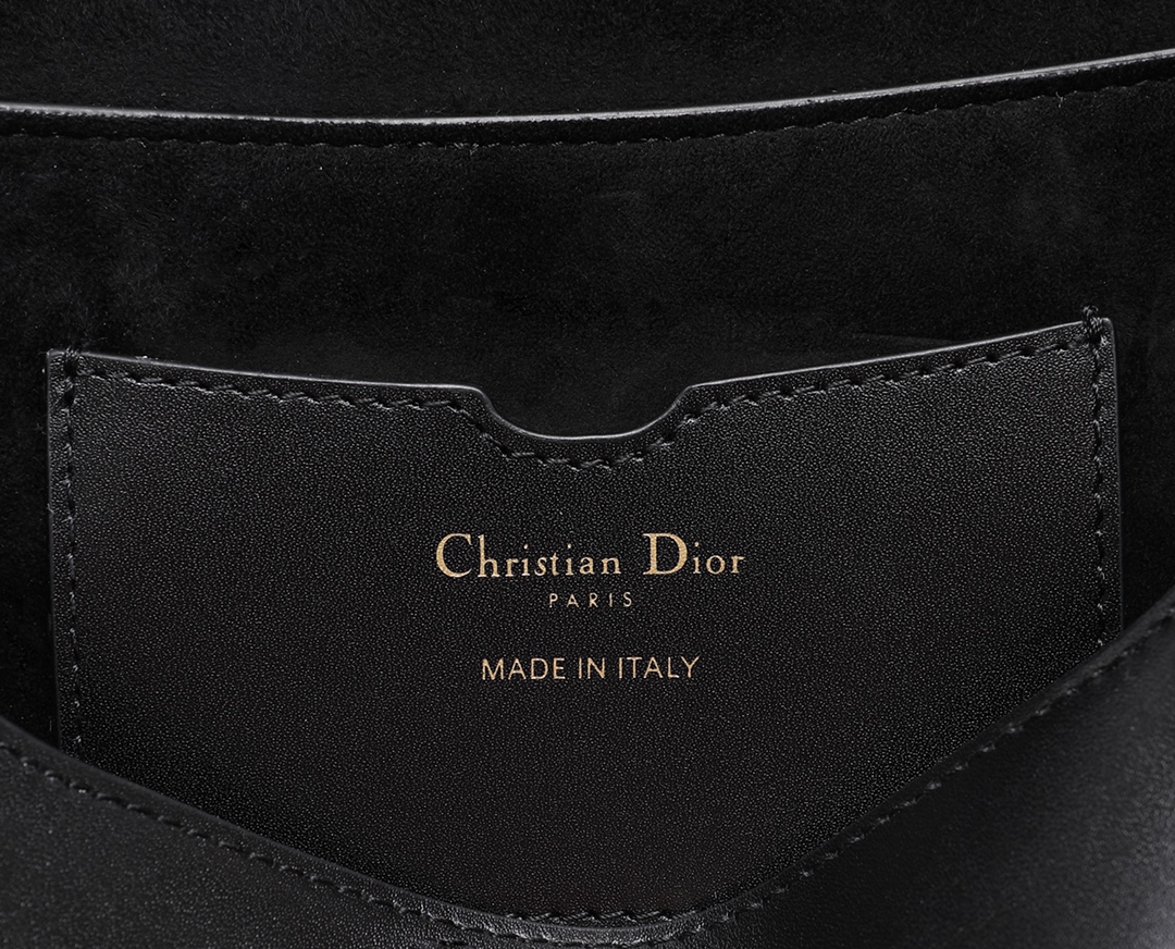 Dior Bobby East-West Bag Black Box Calfskin